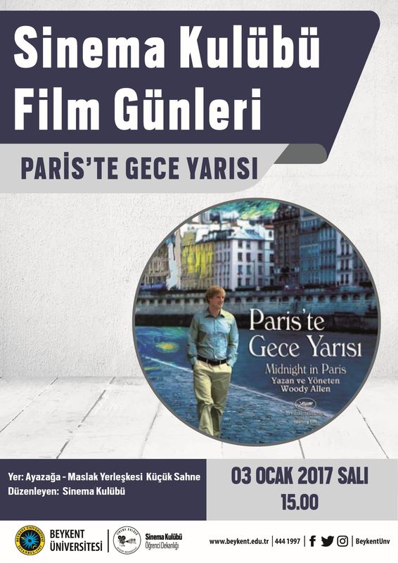 Sinema Kulübü Film Günleri Paris'te Gece Yarısı